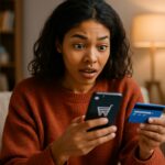impulse spending in the digital age - woman shopping on phone