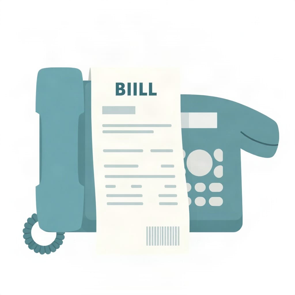 Medical bill and phone illustrating how to negotiate medical bills with providers.